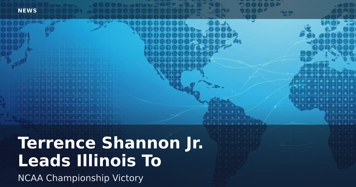 Terrence Shannon Jr. Leads Illinois To NCAA Championship Victory