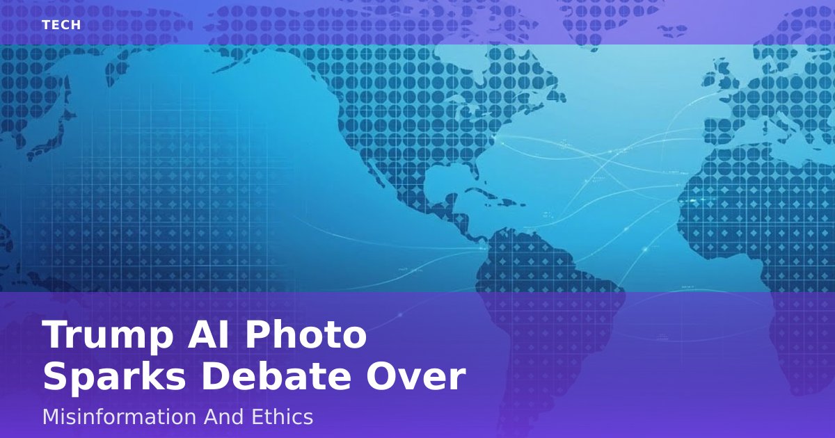 Trump AI Photo Sparks Debate Over Misinformation And Ethics