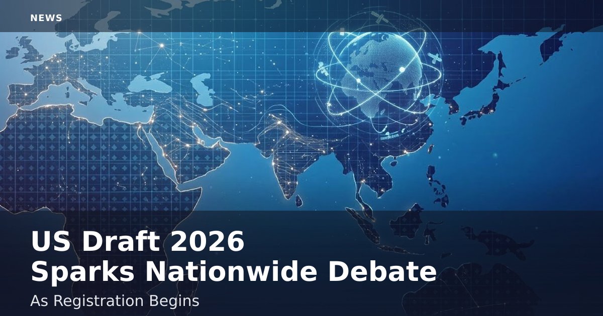 US Draft 2026 Sparks Nationwide Debate As Registration Begins