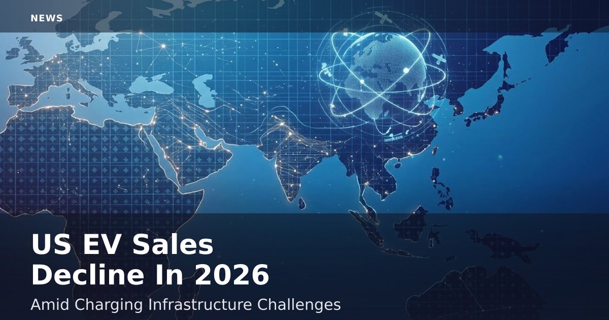 US EV Sales Decline In 2026 Amid Charging Infrastructure Challenges