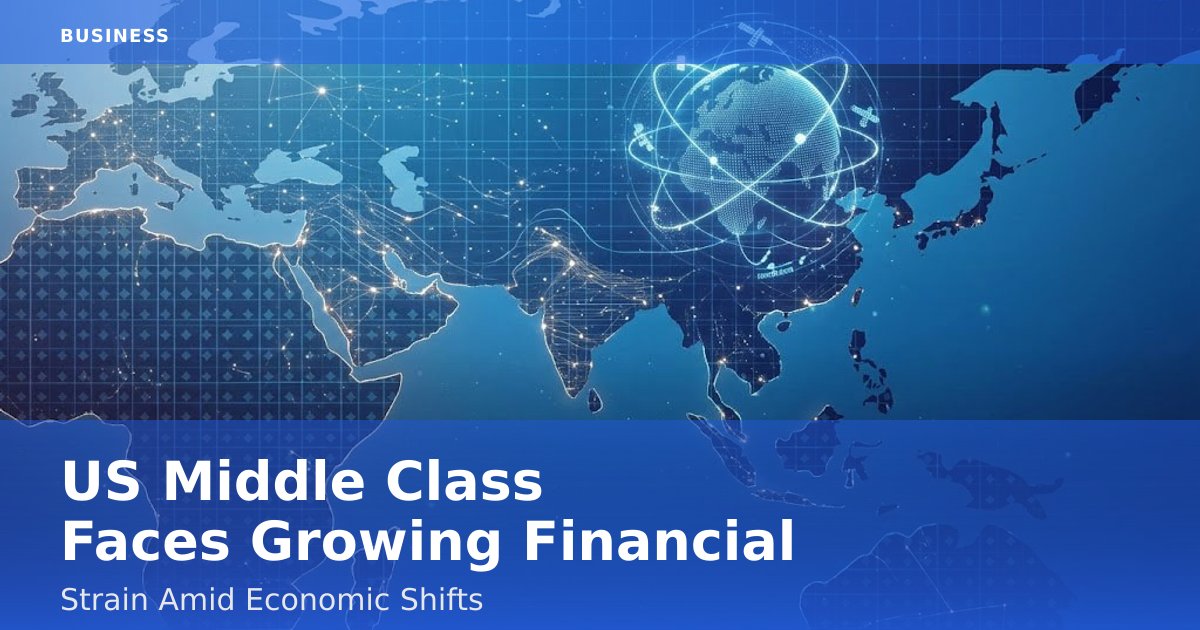 US Middle Class Faces Growing Financial Strain Amid Economic Shifts