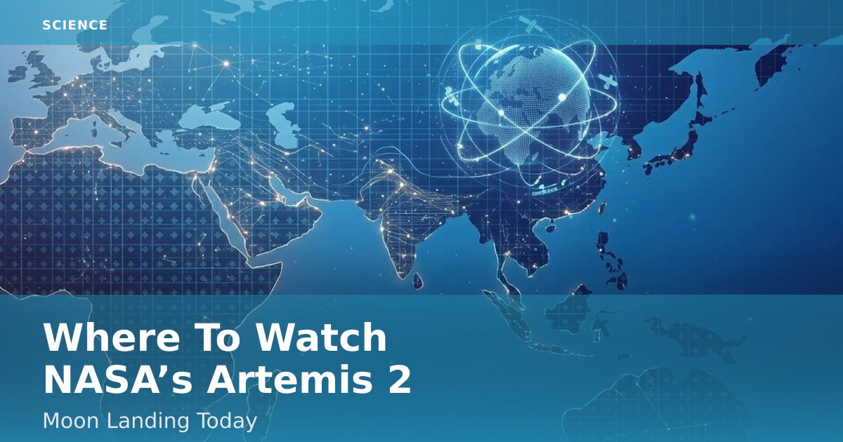 Where To Watch NASA’s Artemis 2 Moon Landing Today