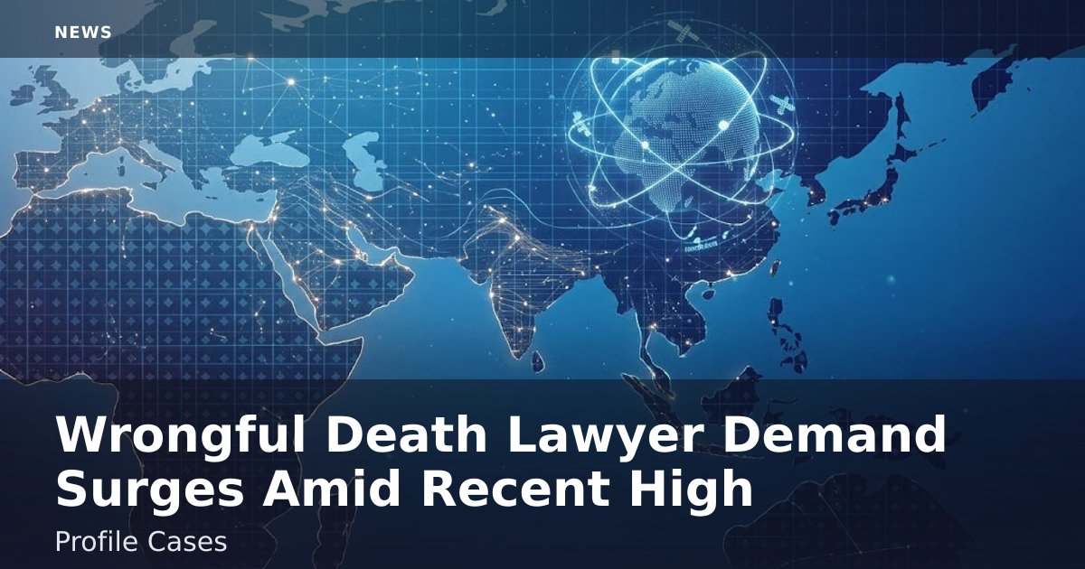 Wrongful Death Lawyer Demand Surges Amid Recent High-Profile Cases